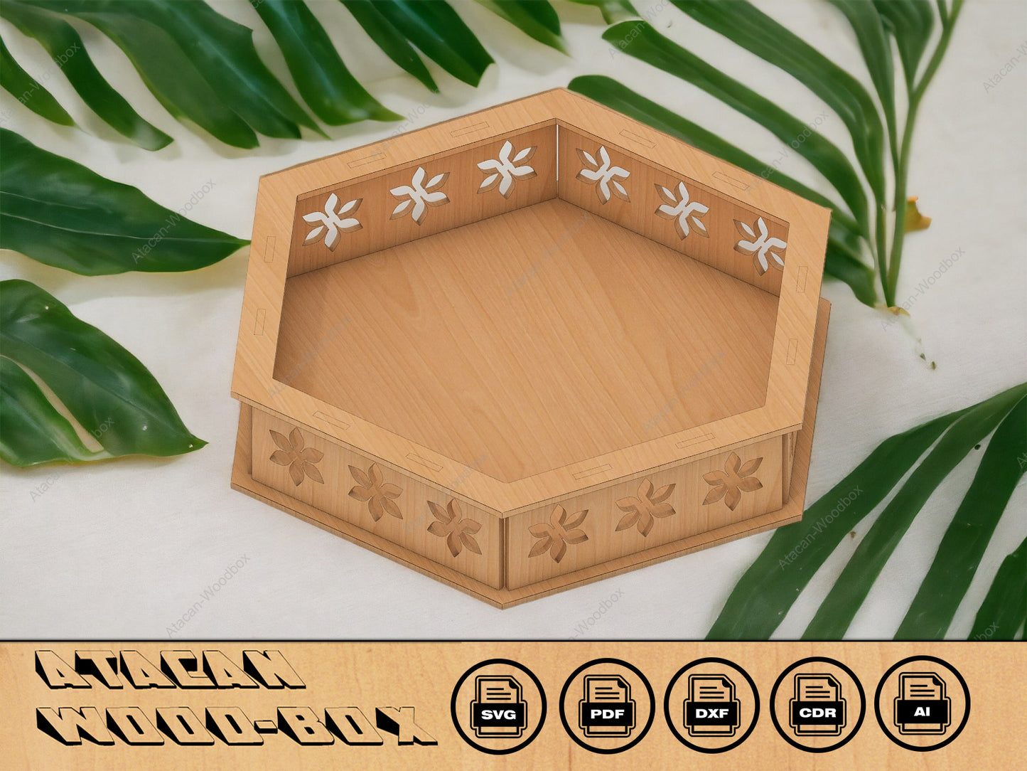 Tray SVG Files, 3mm, 4mm, 5mm, 6mm laser cut files, glowforge file 105