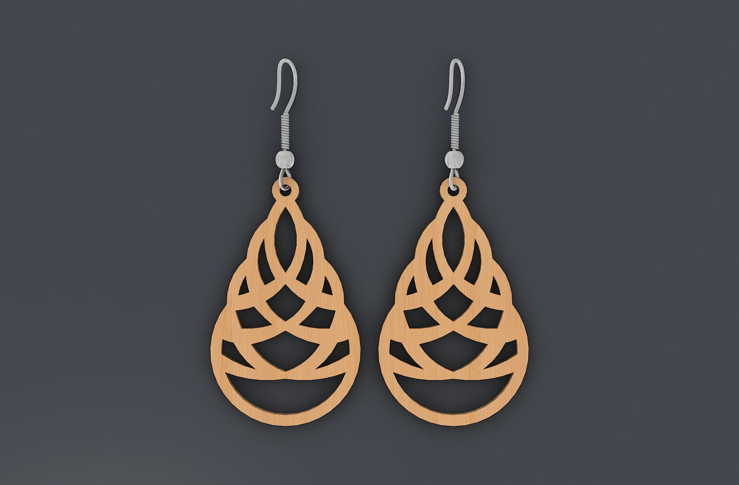 Earrings Jewelry Set / Svg Dxf Cdr Laser Vector / Glowforge Cricut Templates / Silhouette Digital Cut File 179
