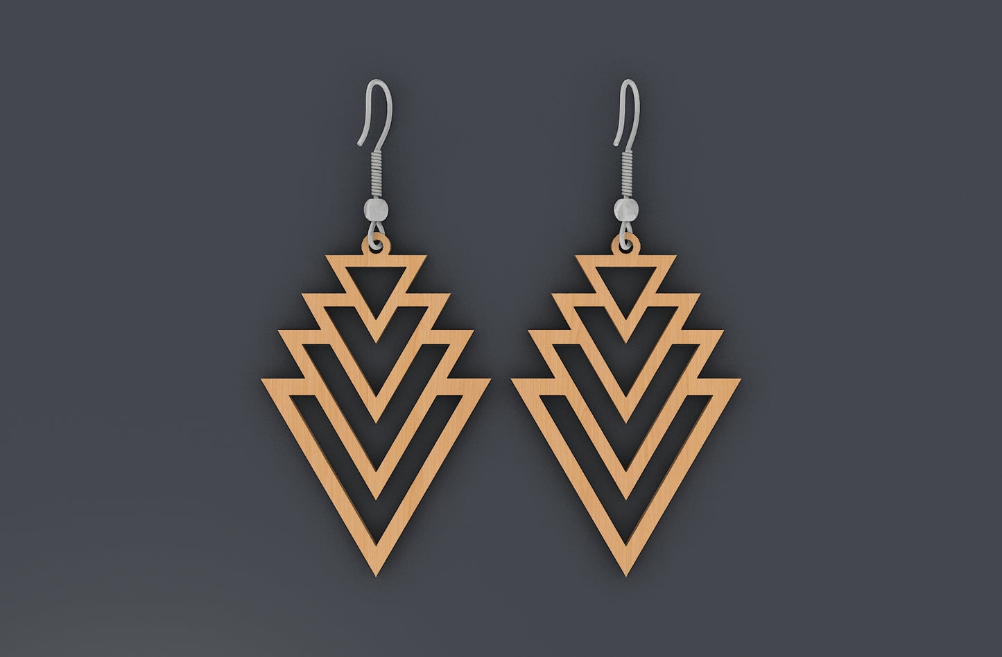 Earrings Jewelry Set / Svg Dxf Cdr Laser Vector / Glowforge Cricut Templates / Silhouette Digital Cut File 179