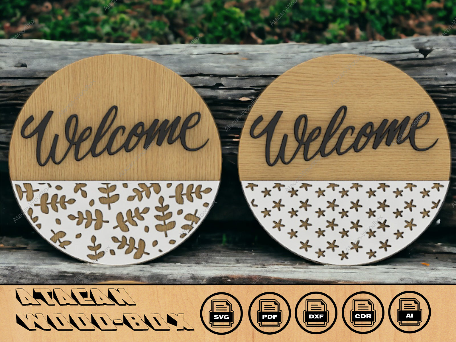 Door Hanger Bundle / Door Hanger Pack / Patterned Door Rounds ...