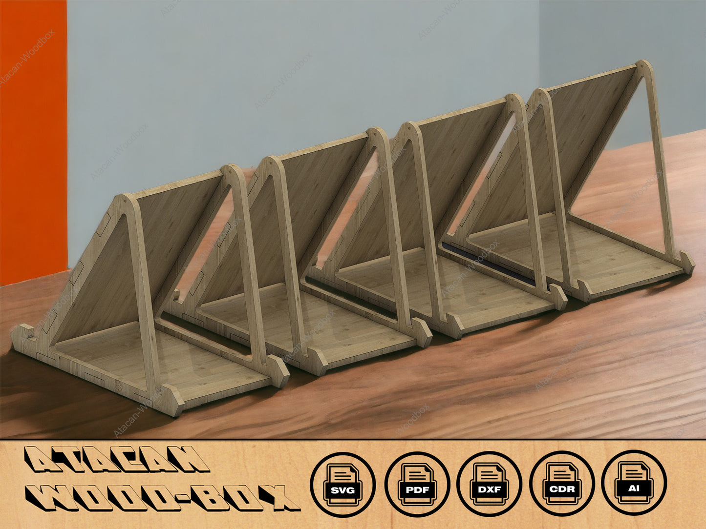 Phone Stand Laser cut file / Phone holder SVG file / Pic stand Display / SVG Dxf files for Cricut, Glowforge 262