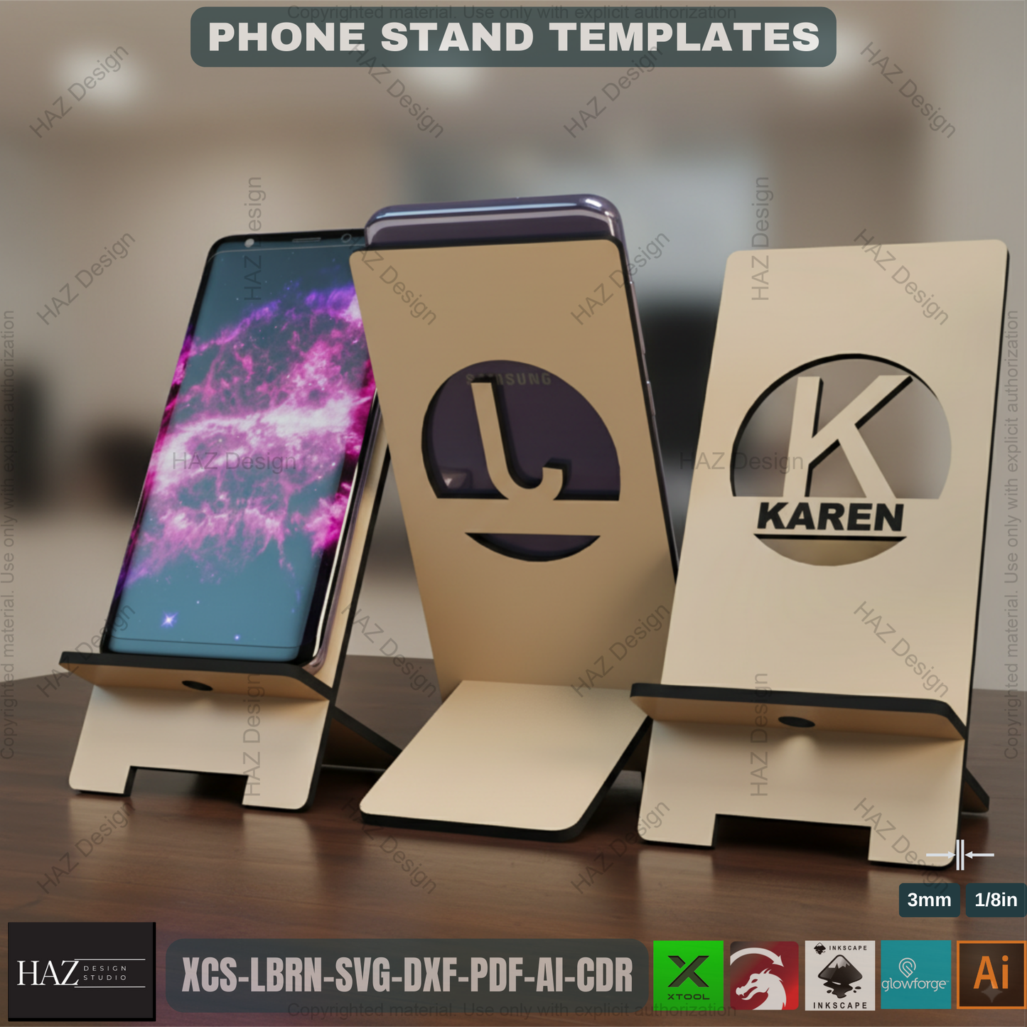 Laser Cut Alphabet Phone Stand: DIY Wood Phone Display - Personalize It,DIY Personalized Phone Stand: Laser Cut Alphabet Templates, Wood Display! 404