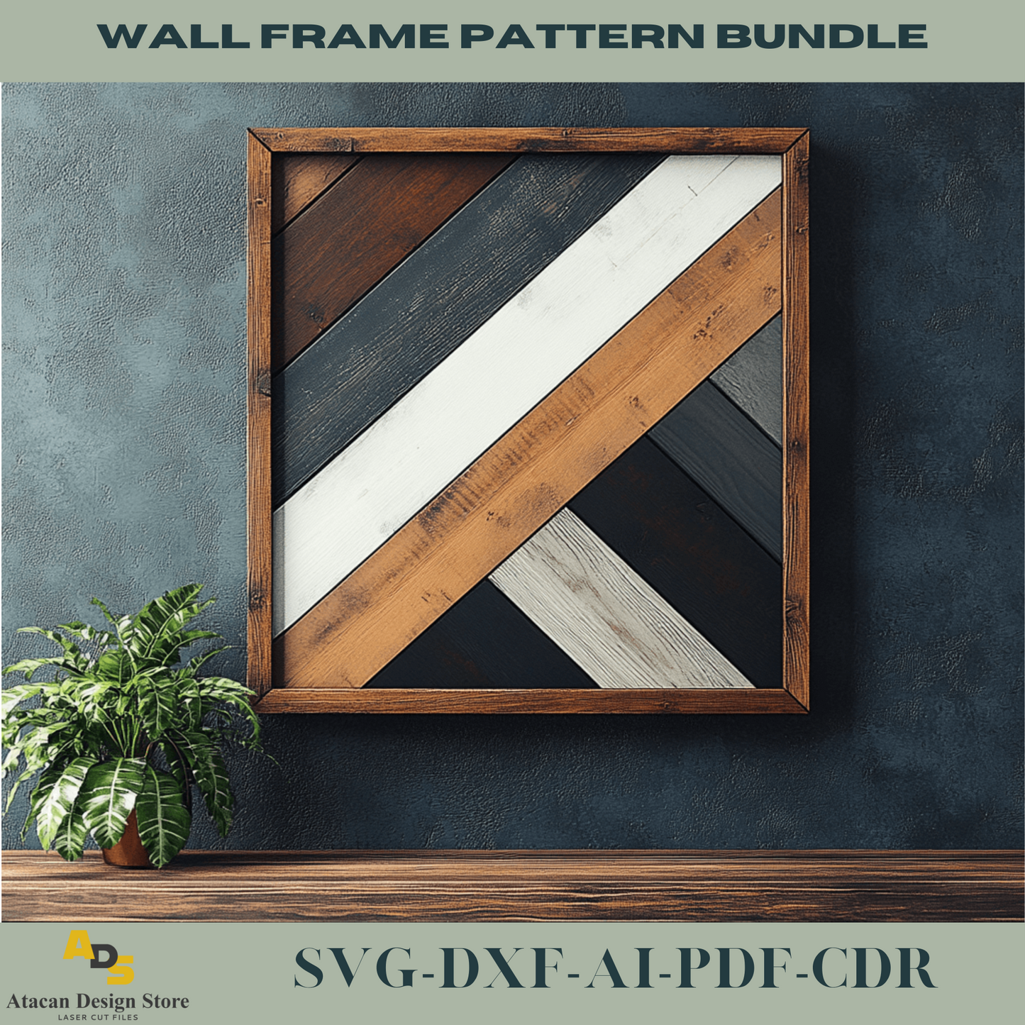 Modern Barn Quilt Wall Art Patterns - Ready-to-Cut Templates for Crafting Projects 737