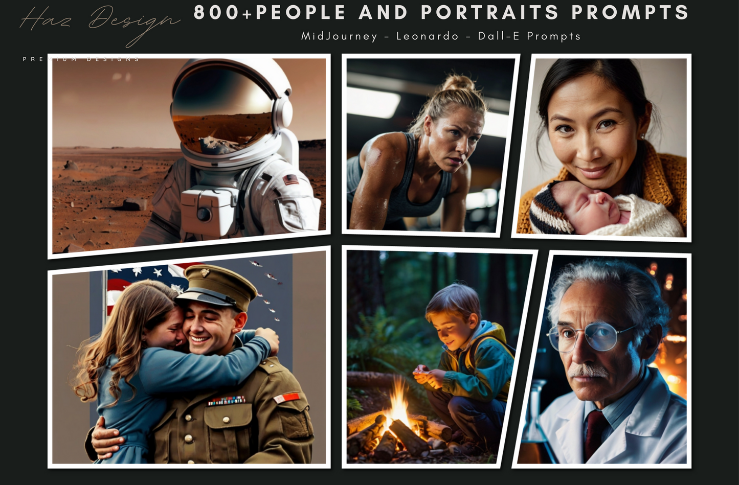 800+ Unique MidJourney Prompts for People & Portraits - Master HQ Art 246