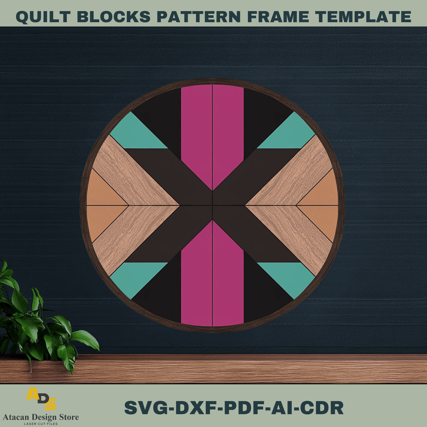 Stunning Barn Quilt Blocks for Laser Cutters – DIY Wall Art Templates 753