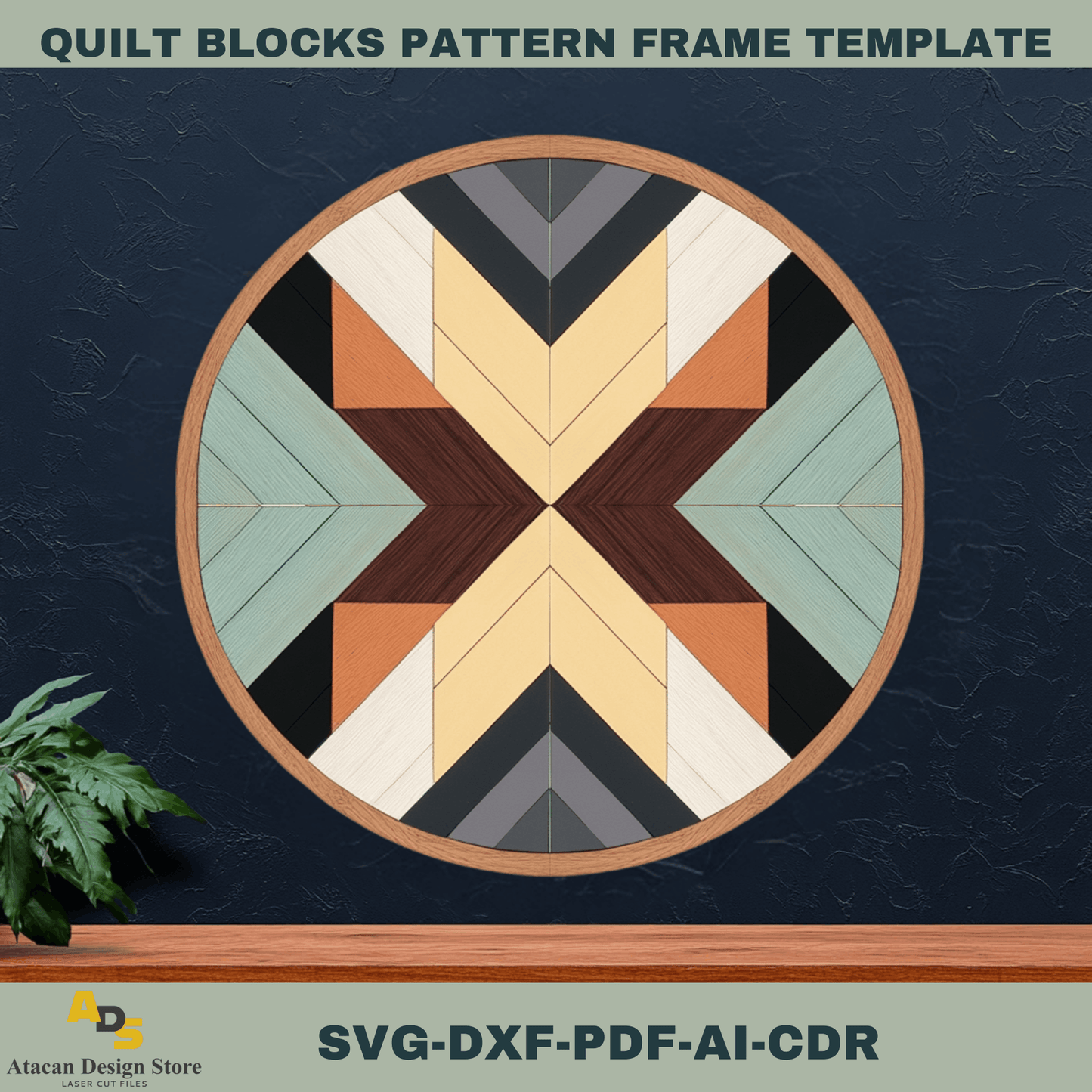 Stunning Barn Quilt Blocks for Laser Cutters – DIY Wall Art Templates 753