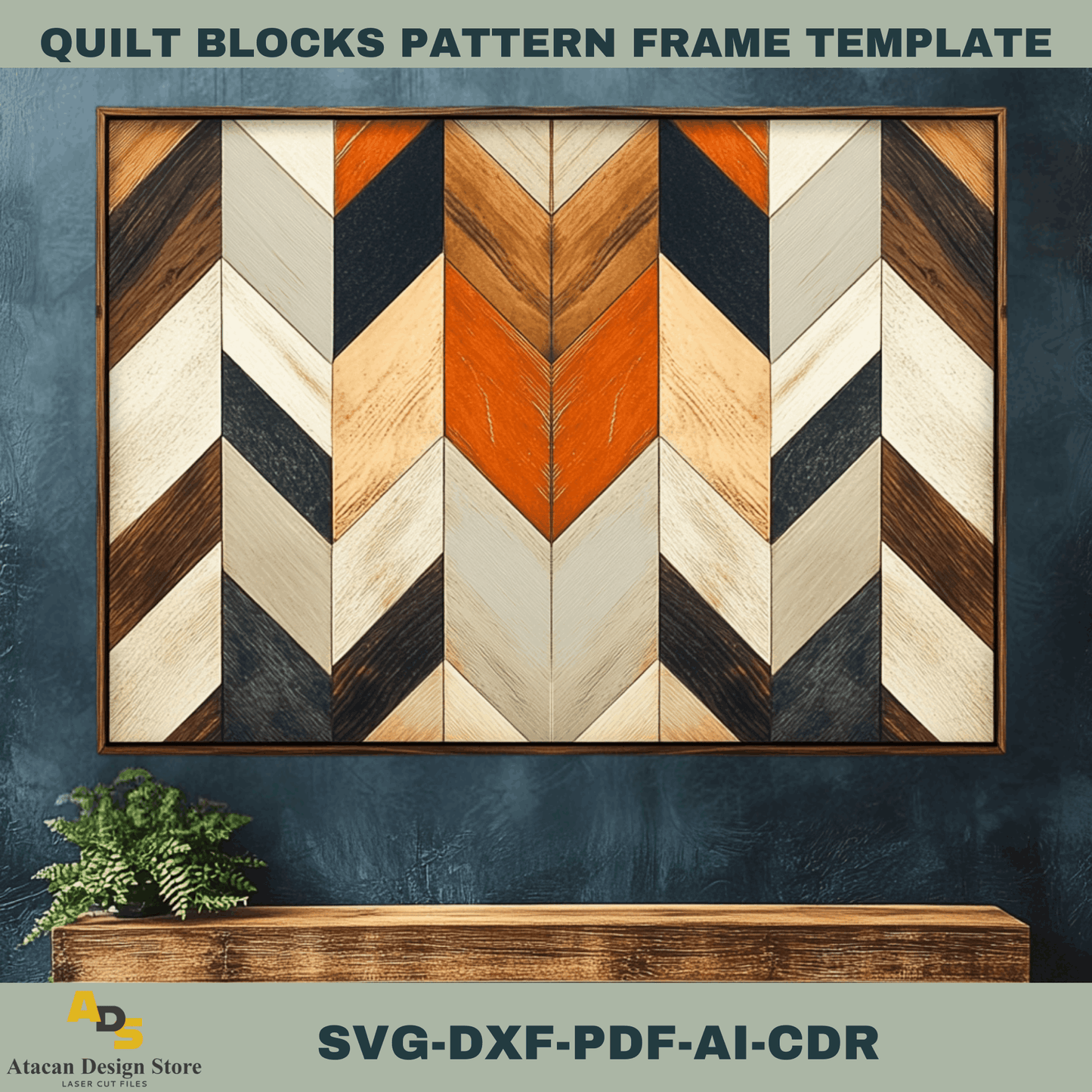 Digital Quilt Block SVG Templates for Barn Wood Art – Perfect for Laser Cutting 754