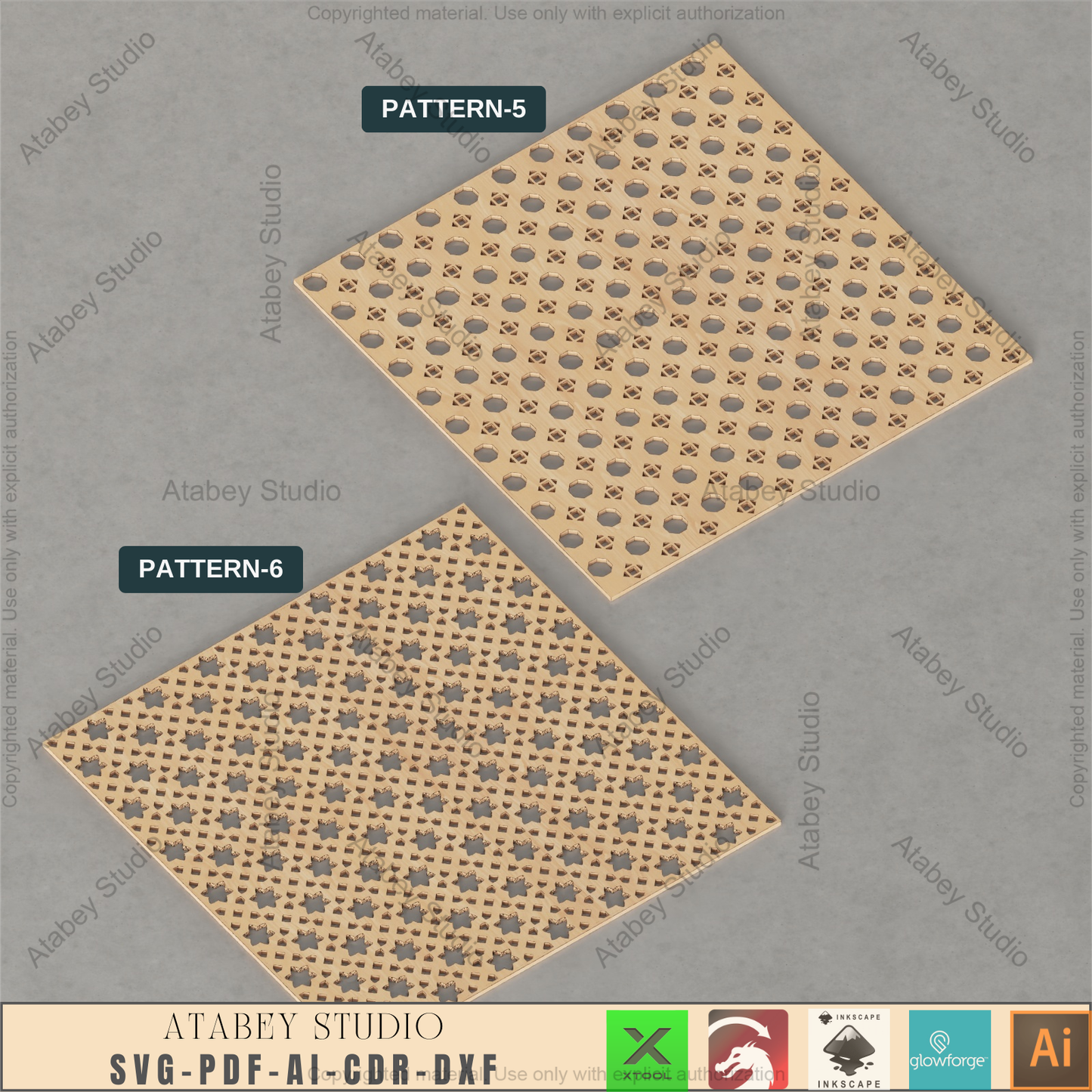 Boho Rattan Weaving Patterns Bundle • 18 Laser Cut Cane Designs for Furniture Upcycle • Glowforge Xtool Decor Files 615