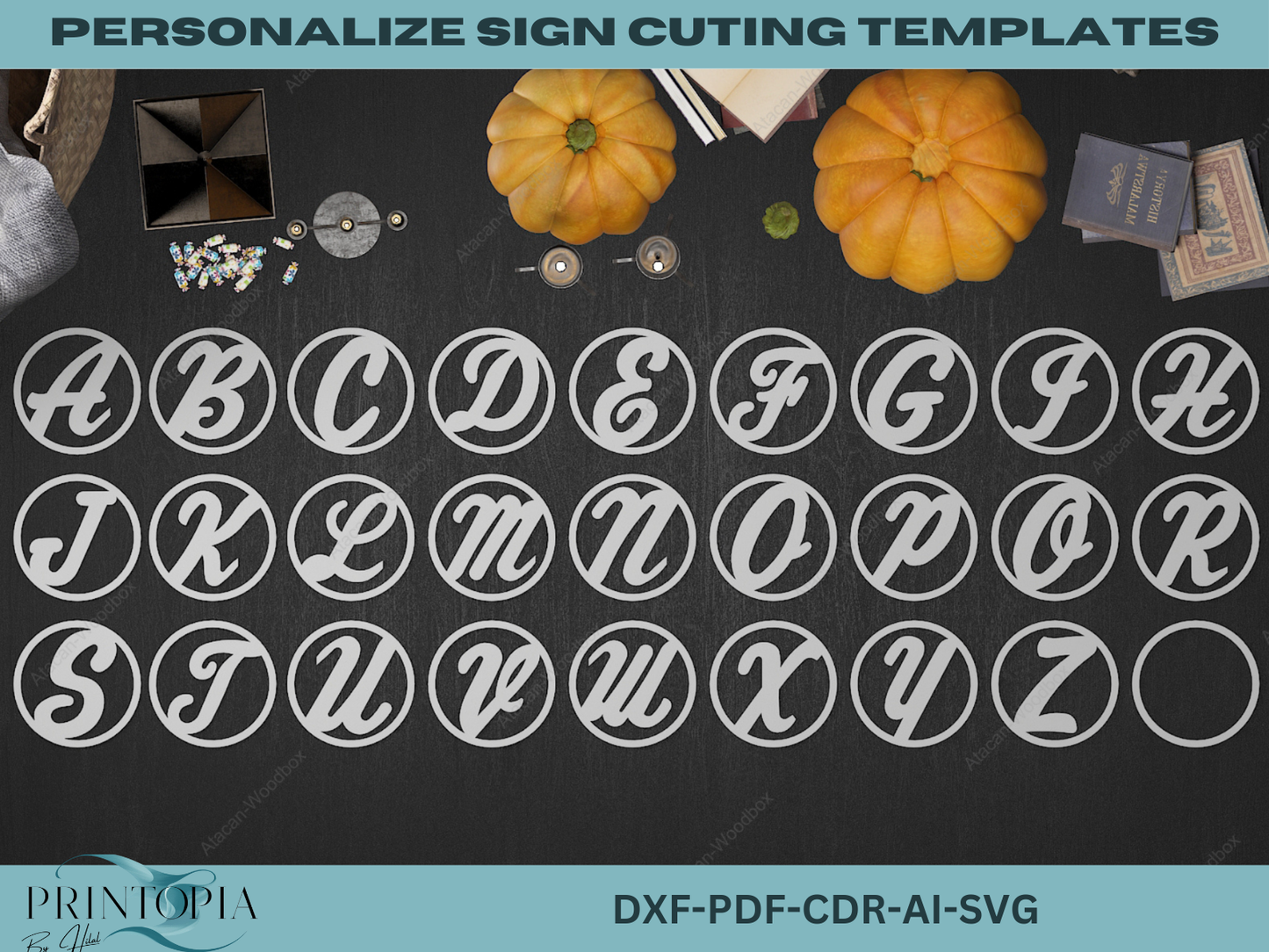 Customizable Sign Cutting Templates – Perfect for Cricut, Silhouette, Laser Cutters & More 128