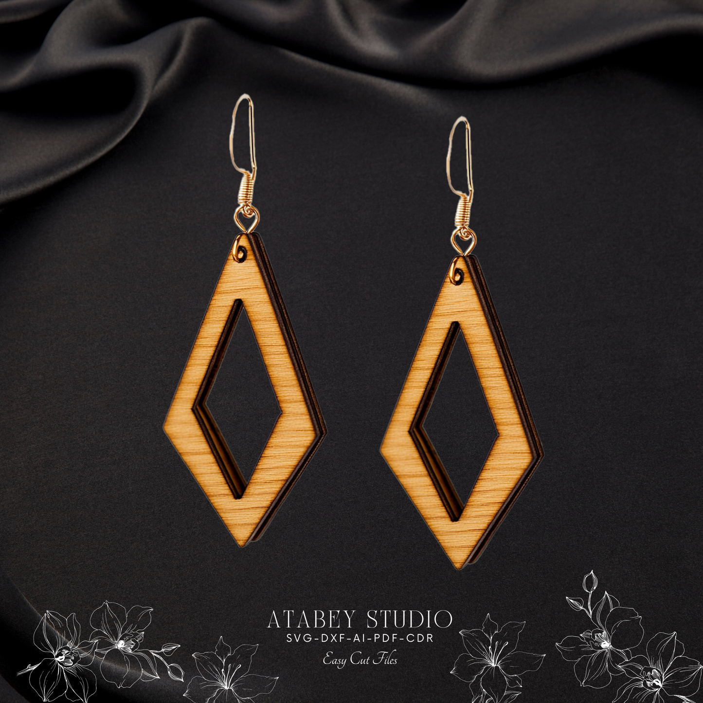 Angel & Bell Earrings Bundle - Perfect for Laser Cutting Machines Holiday Jewelry Creations 884