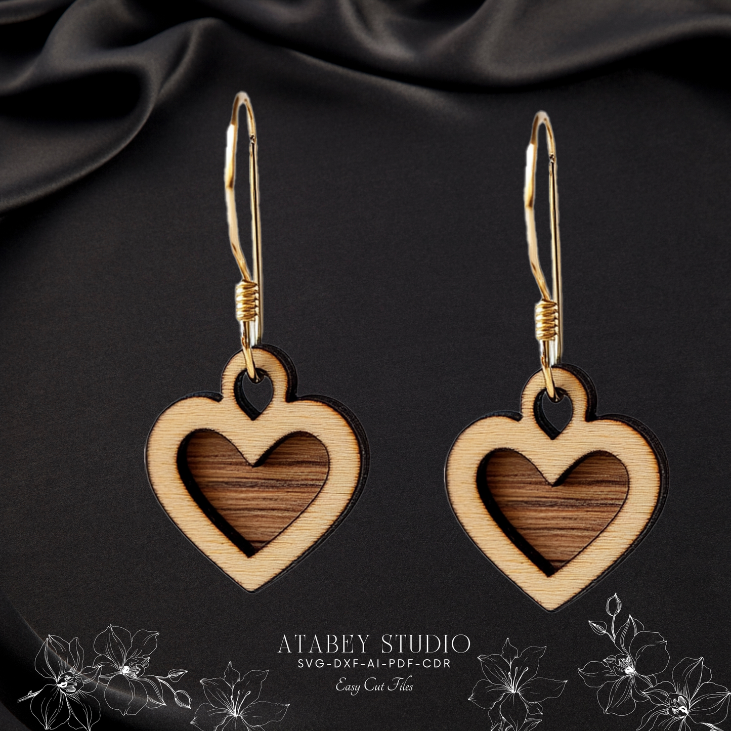 Angel & Bell Earrings Bundle - Perfect for Laser Cutting Machines Holiday Jewelry Creations 884