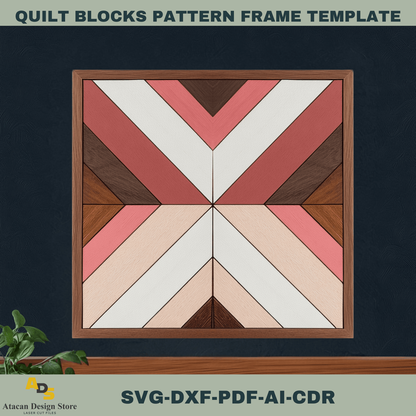 Quilt Block Design Bundle - Perfect for Laser Cutters, DIY Wall Art & Home Decor 756
