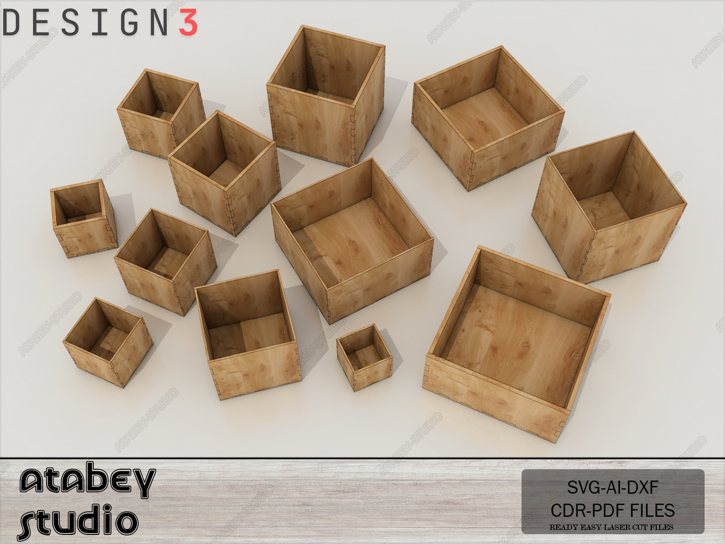 Create Your Custom Laser Cut Box Design - Personalized Dimensions & Thickness Options - Choose Your Design and Perfect Size 788