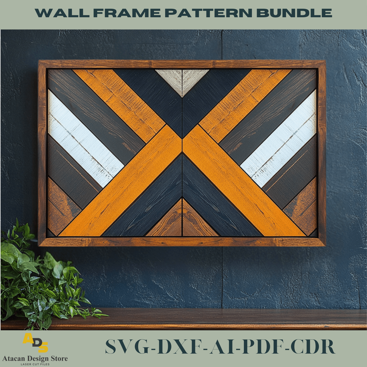 Modern Barn Quilt Wall Art Patterns - Ready-to-Cut Templates for Crafting Projects 737