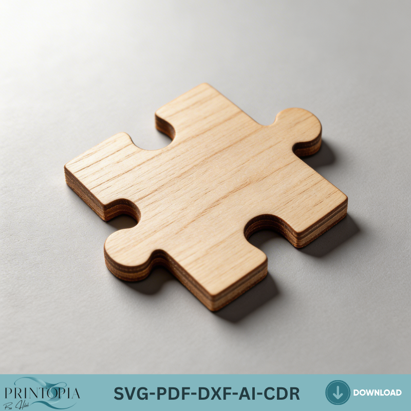 Wooden Jigsaw Puzzle Template Bundle Custom Puzzles Personalized Toy Gift DIY Pattern