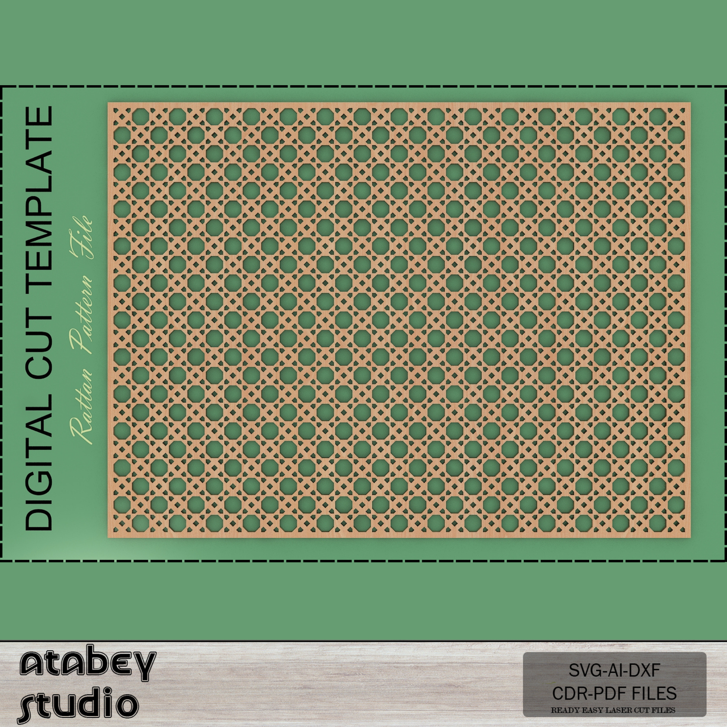 Rattan Cane Seamless Patterns Bundle - Boho Chic Decor & Basket Weave Designs - Rattan Weaving Pattern Collection 783