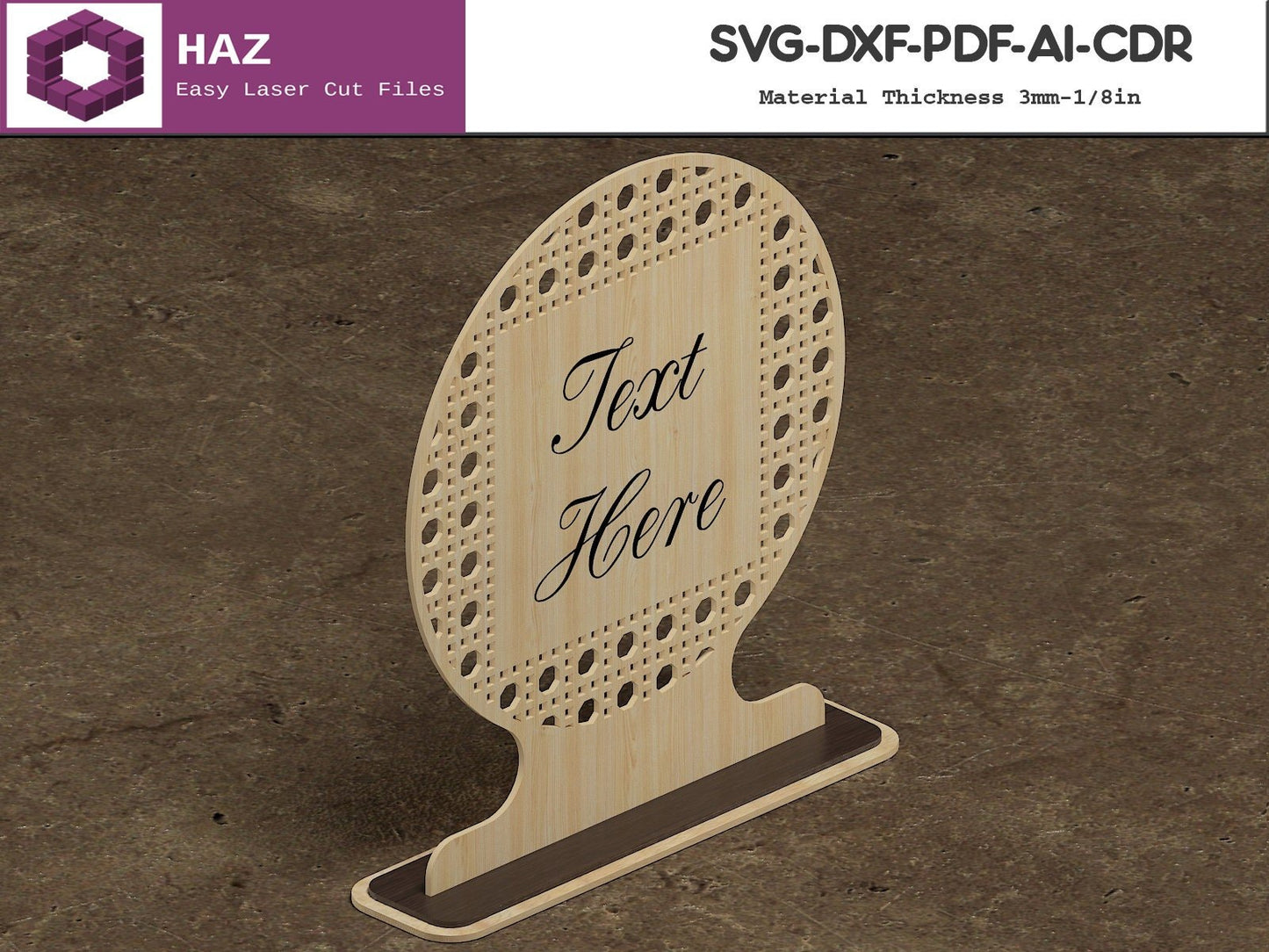 014 Wooden Rattan Cane Laser Files / Boho Name Sign / Farmhouse Design SVG DXF CDR Ai files 014