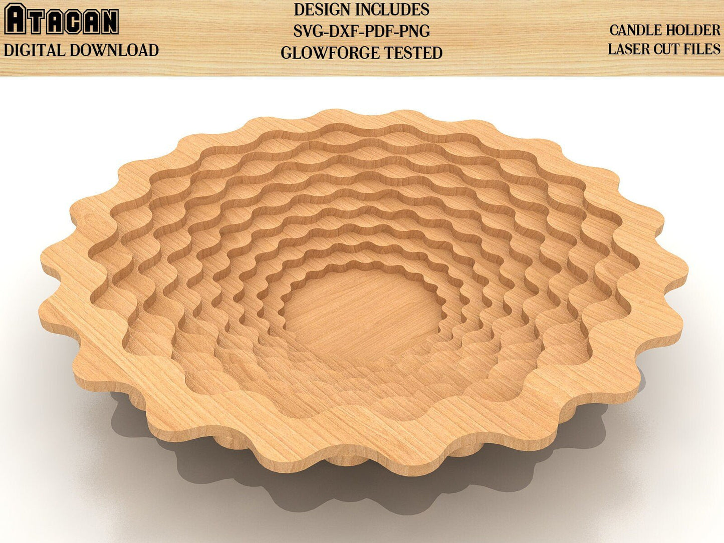 Bowl plate SVG files / Scroll Saw / Basket Pattern / Dish for fruit 101