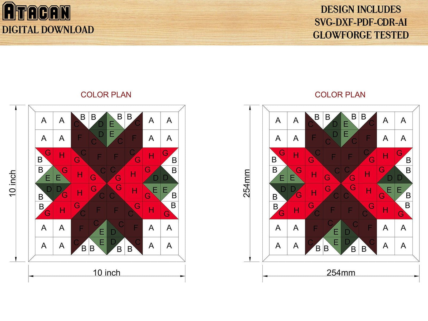Christmas Barn Quilts With Frame / Noel Tree Geometric Quilt patterns / New Year Arrow Wall Art / Snowflake Quilt Block Svg Cut Files