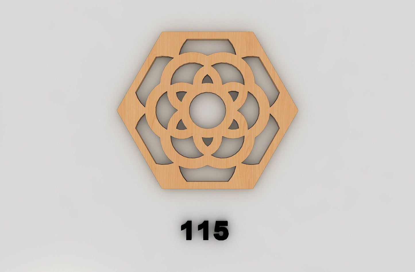 Coaster Trivet Wall Decor Templates - Glowforge files Instant download - Laser Cutting Files 158