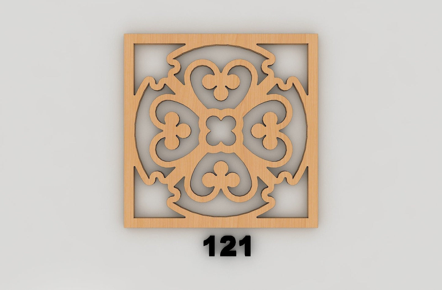 Coaster Trivet Wall Decor Templates - Glowforge files Instant download - Laser Cutting Files 162