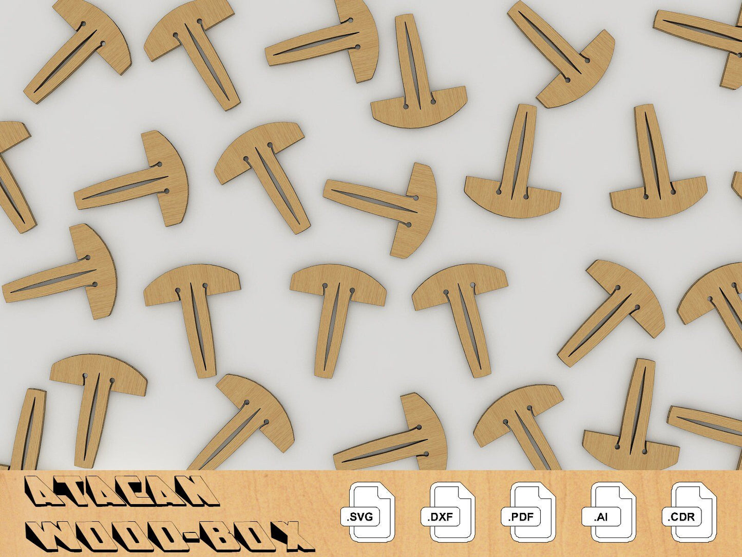 Crumb Tray Pins for Glowforge - SVG Digital Download – Honeycomb Tray Pins File 060
