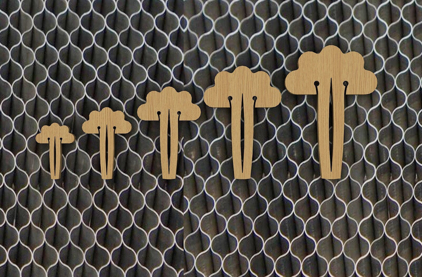 Different Sizes Glowforge Pins SVG File | Glowforge Pin File Instant Download | Pins For Glowforge Tray | Tray Pins 064