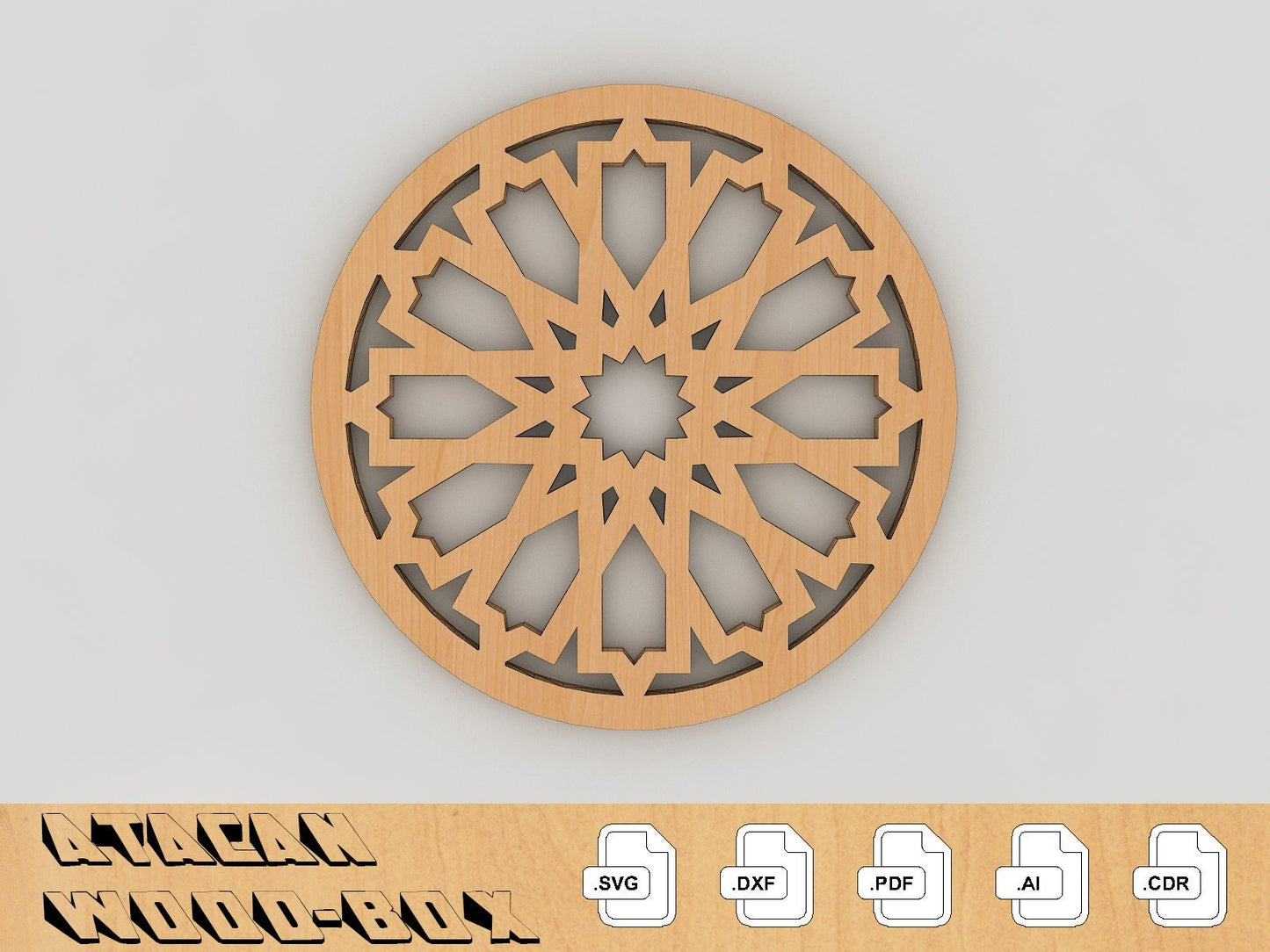Drink coasters SVG Laser Cut files, Wood Coasters, Laser cut files, Coffee coasters, CNC Laser Plans 149