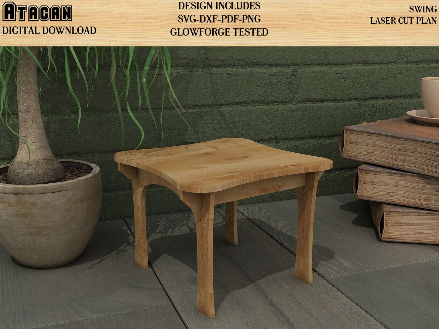 Kid Table and Chair Laser cut Svg files / Todler table chair cutting file / Miniature chair glowforge digital download 179