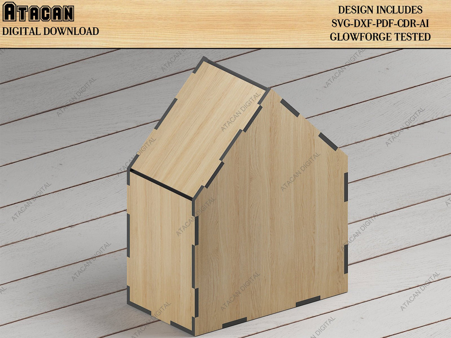 Lambretta Scooter Vespa Cut Files / Wooden Box House Shaped / Layered Round Christmas Decor SVG DXF CDR Ai 502