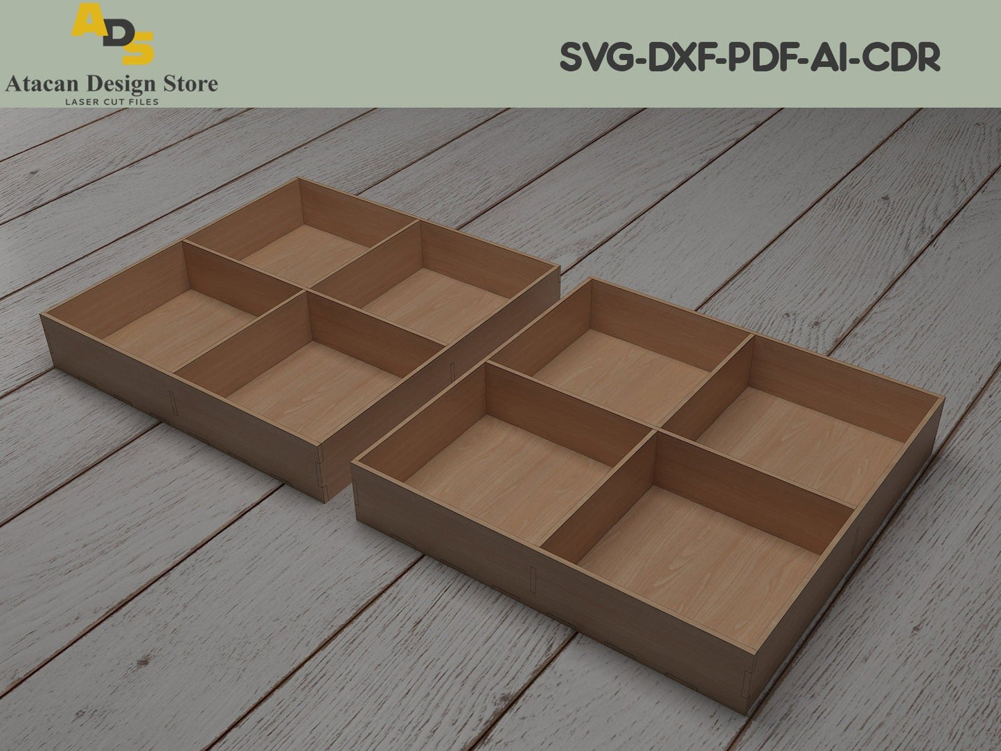 Laser cut Coaster Set With Box / Coaster Holder Stand / Glowforge Coasters ADS208