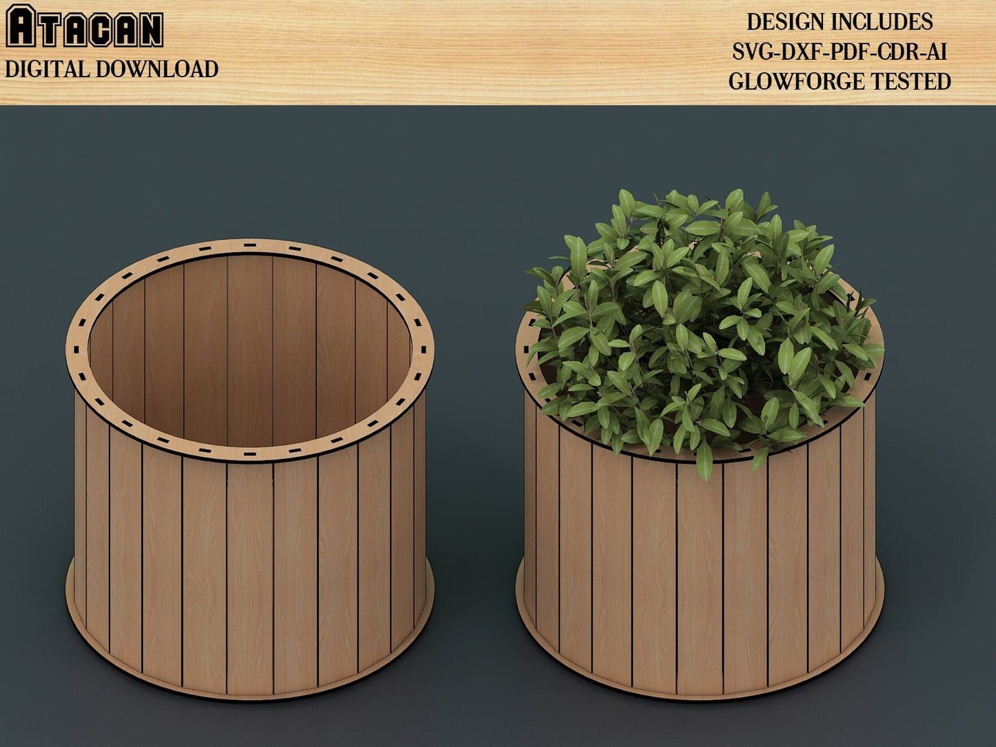 Laser Cut Plywood 3D models / Glowforge cut files / DIY Puzzle / Wooden 3d model vector plan / Laser cut SVG files 432
