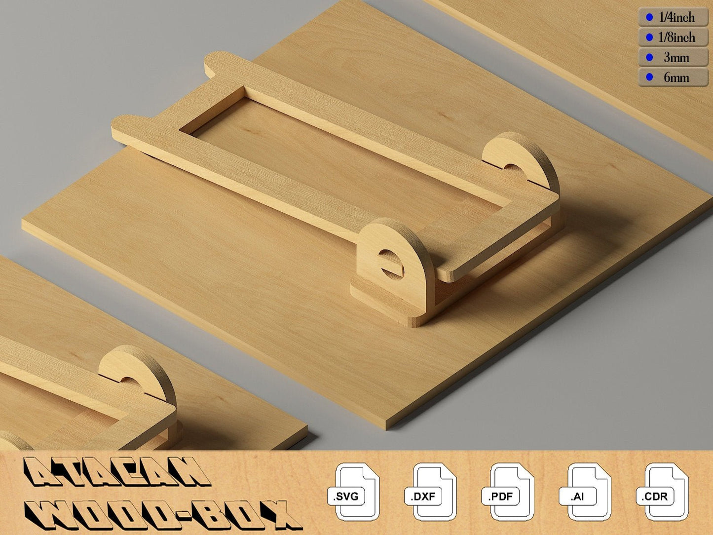 Legs for photo frames / Various Sizes for different frames / Easel Stand Backs / Glowforge Frame / Laser Cut wood picture frame 302