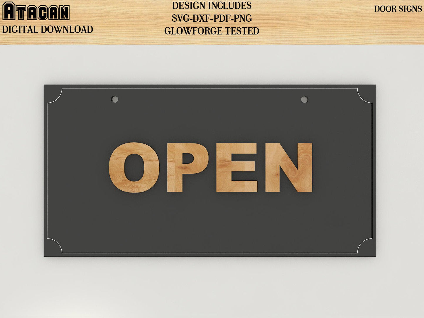 Open Closed Shop Sign SVG Cut Files, Welcome We're Open, Sorry We're Closed, Small Business sign 165