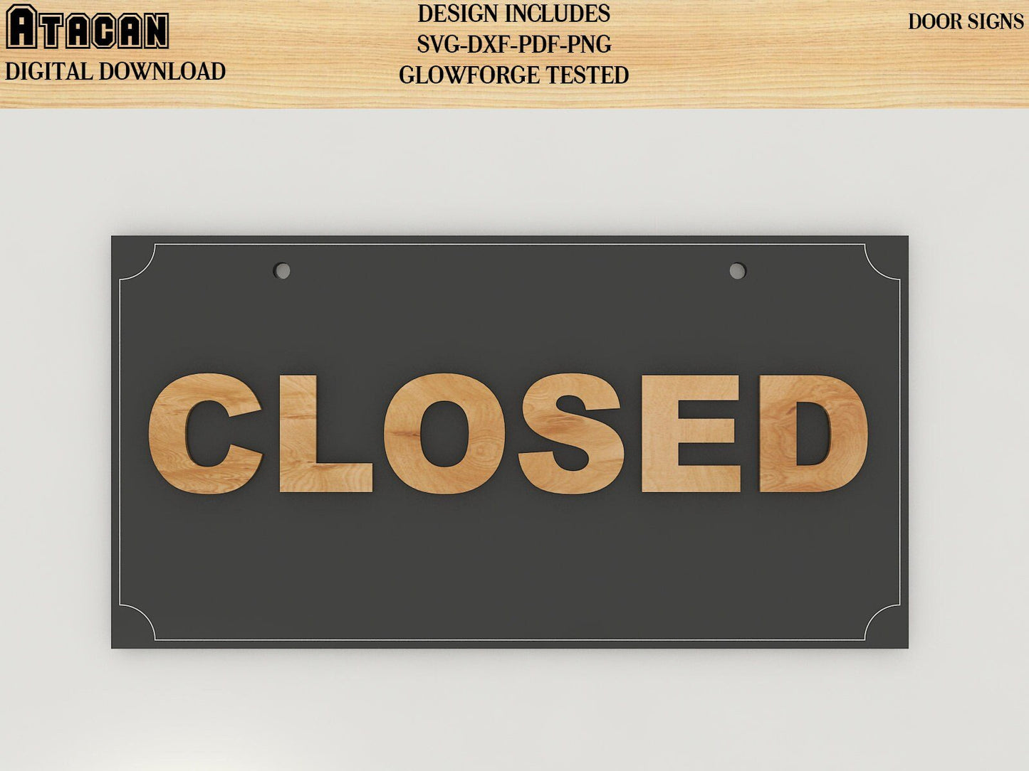 Open Closed Shop Sign SVG Cut Files, Welcome We're Open, Sorry We're Closed, Small Business sign 165