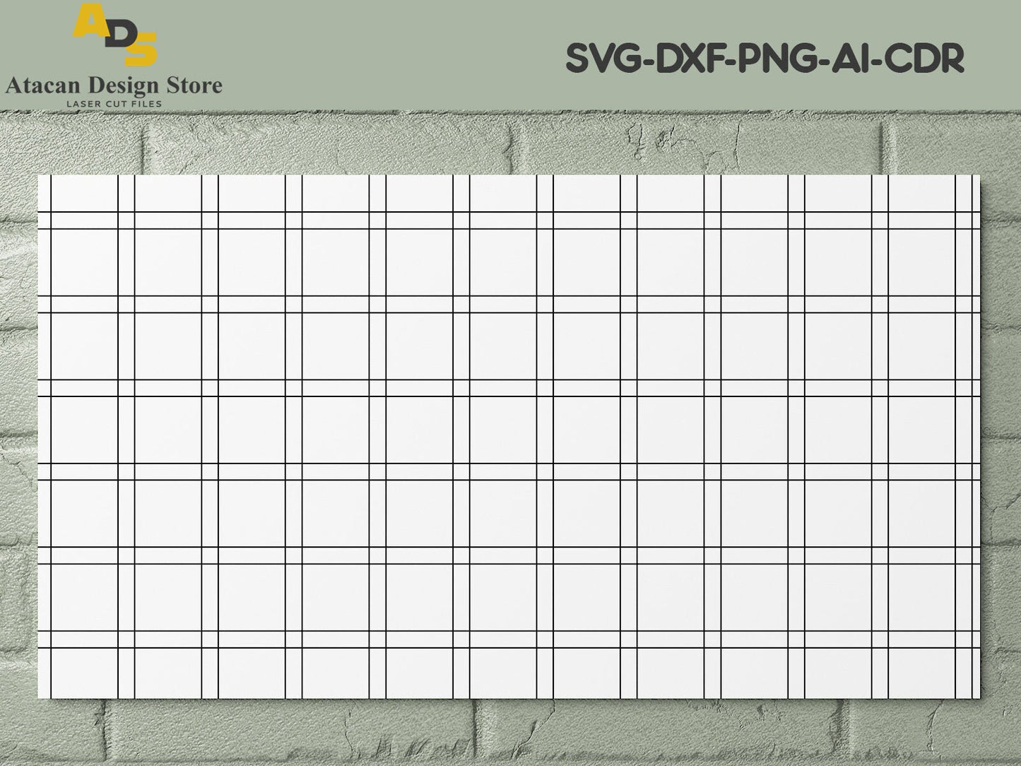 Pattern Design Set / Diamond, Cross, Checker, Parquet Panel Patterns / Laser Cut Svg Dxf Cdr Files 262
