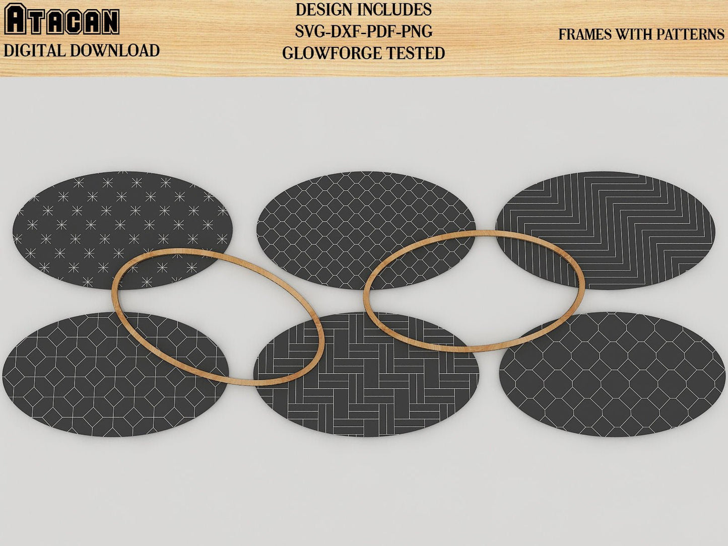 Patterns for Glowforge svg Herringbone Wire netting Diamond Tile Brick Stars and Wood lines Pattern laser cut files 162