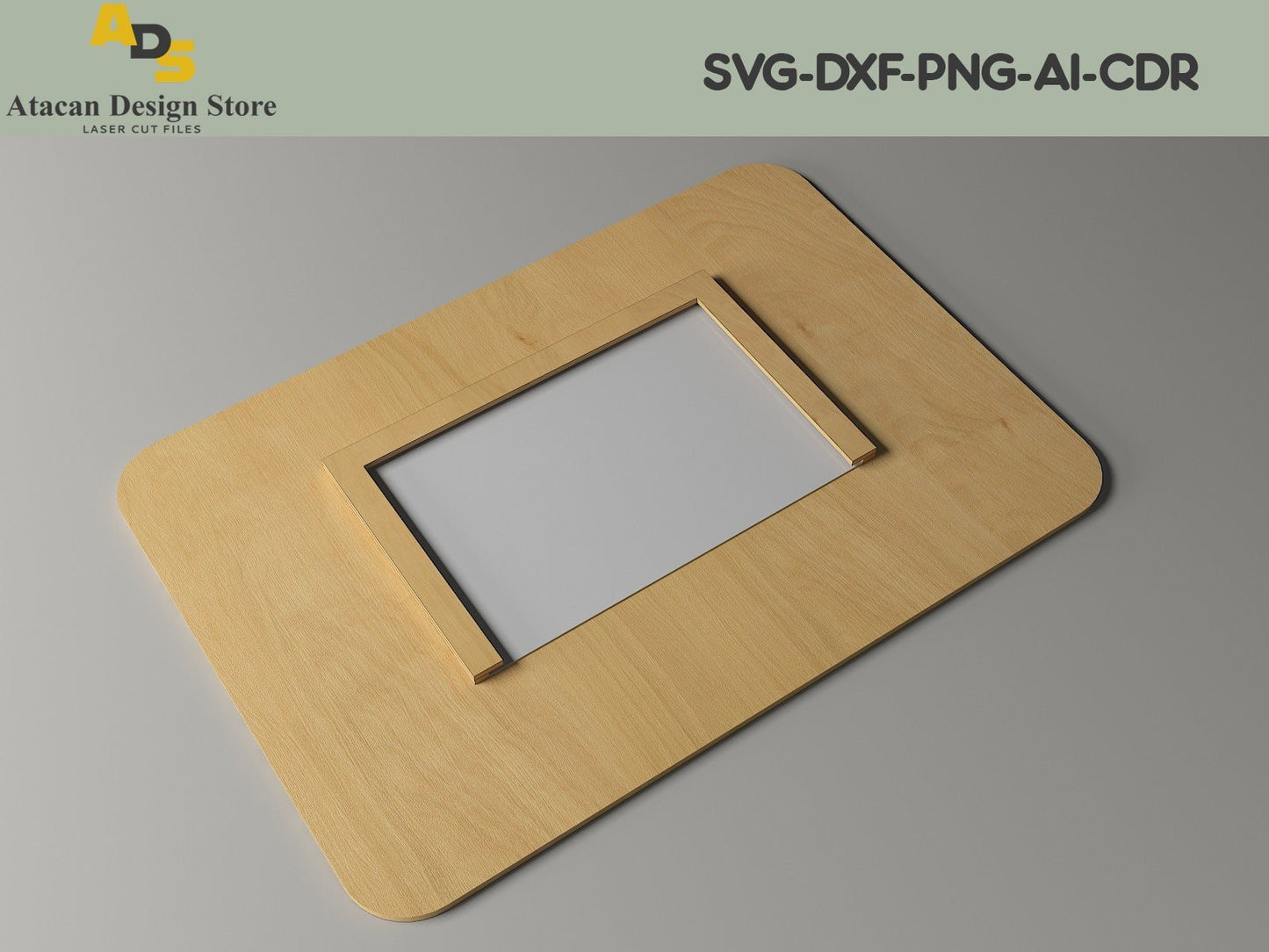 Photo frame and Easel Stand / Child metrica / Baby Announcement / Birth Details Laser cut files SVG236