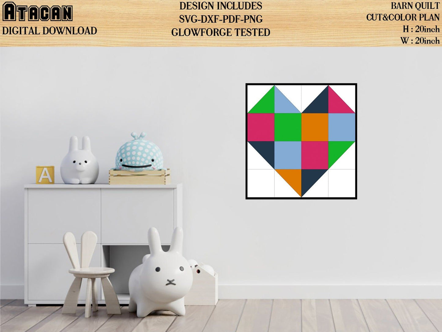 Quilt Laser Cut File Bundle traditional Wood quilt pattern for Lasers such as Glowforge Arrow designs Home decor 20x20 inch quilt 011
