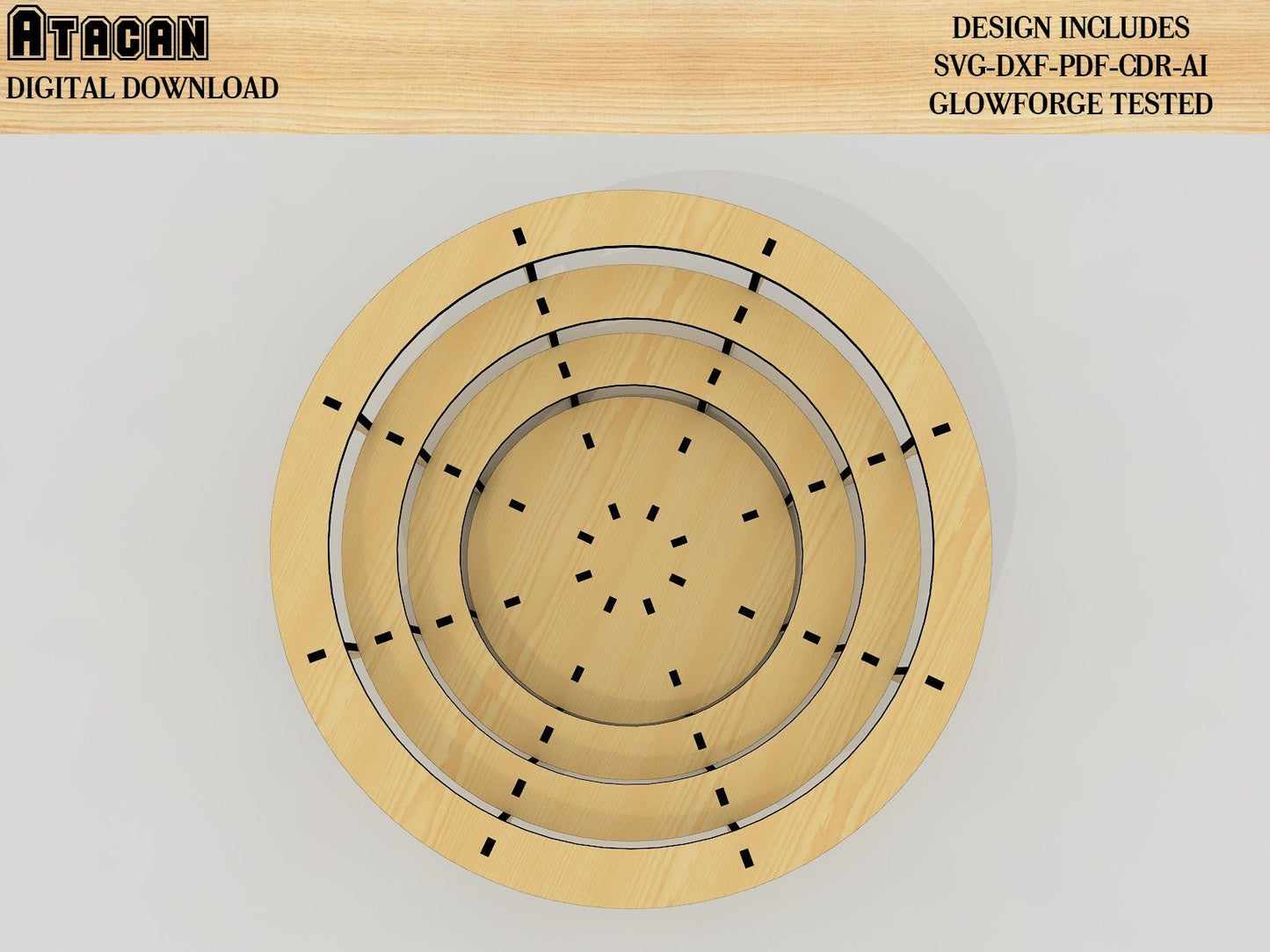 Scroll Saw pattern/Basket SVG/Bowl DXF/Dish for fruit CNC/Plate for sweets Laser cut vector/Plate for cookies Laser cut Glowforge file 297
