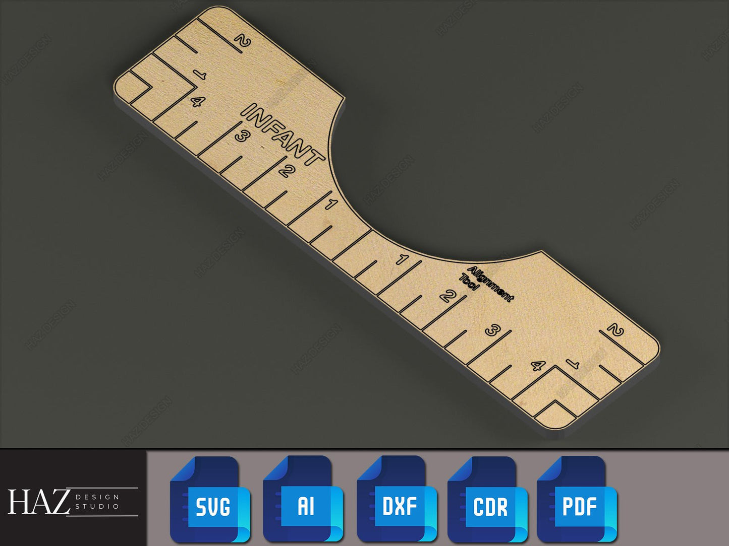 T-shirt Rulers Toolkit - Shirt alignment tools - Shirt Placement Scale Guide - T-shirt centering Measurement Tools 189