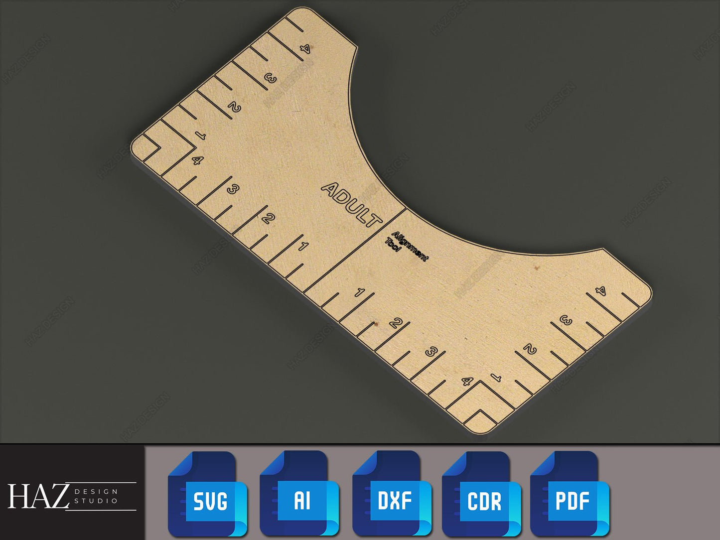 T-shirt Rulers Toolkit - Shirt alignment tools - Shirt Placement Scale Guide - T-shirt centering Measurement Tools 189