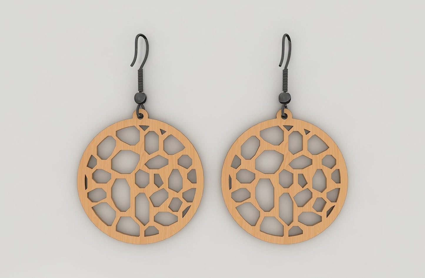 Wood Acrylic Earring SVG Cut Files / Templates to Cut on Cricut or Glowforge / Digital Download Silhouette 358