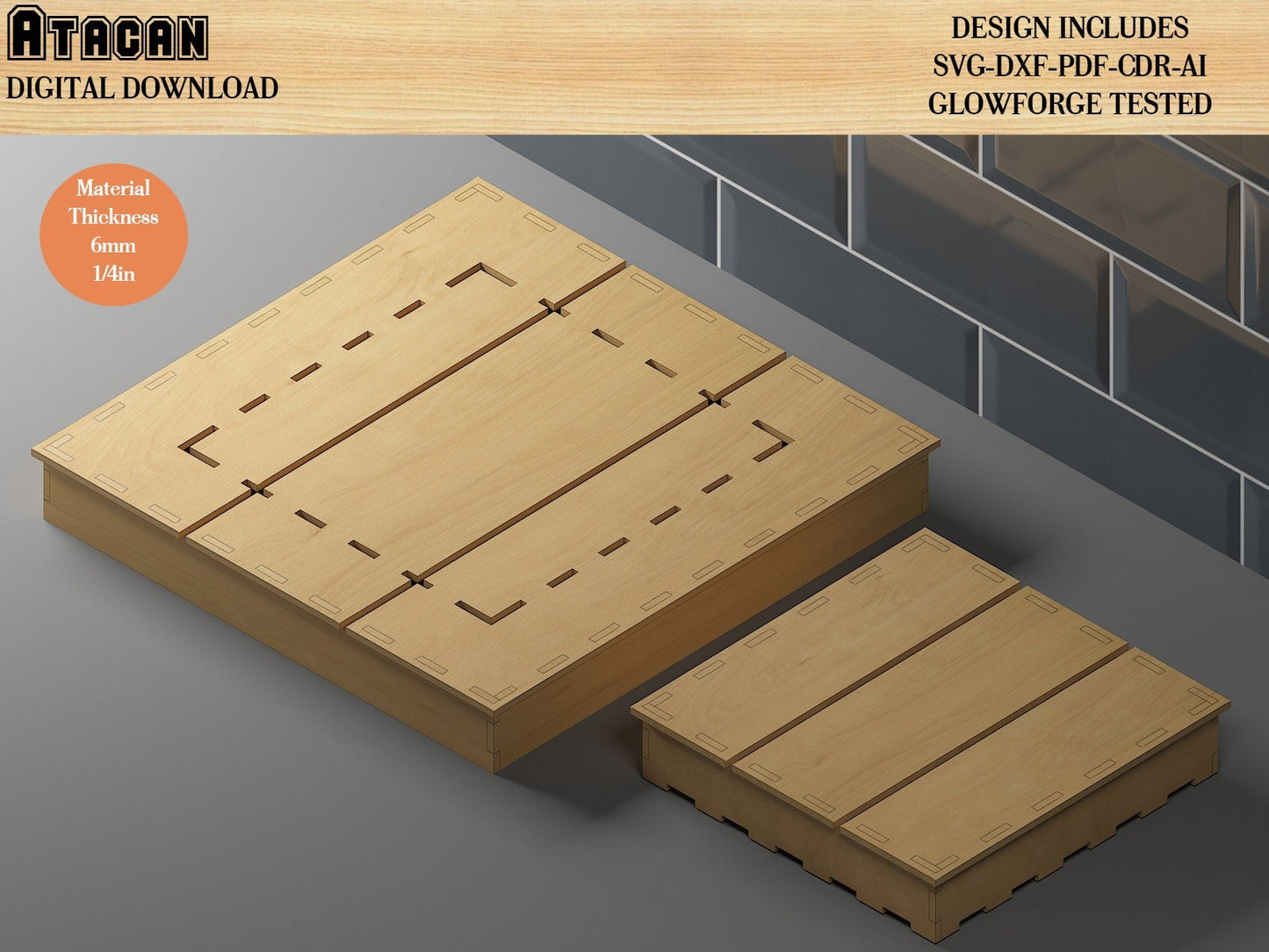Wood Cupcake Stand / Cake Display Party Decoration / Wooden Cut Files / SVG DXF CDR Ai 489