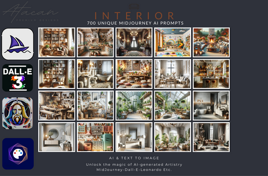 700 MidJourney Prompts for Interior Design - Transform Spaces with AI 247