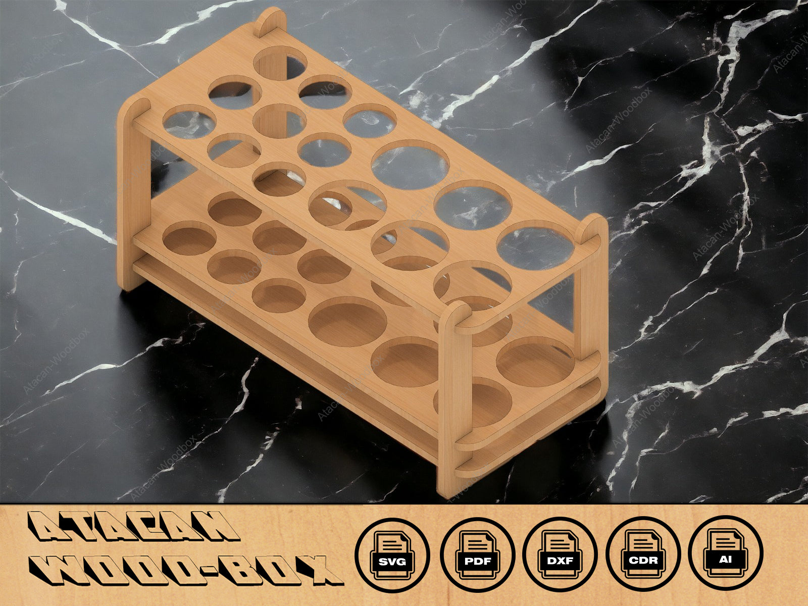 Laser Cut Rak Laser Cut Tube Rack Plan / Laser Cut SVG files / Ready to laser cut ...