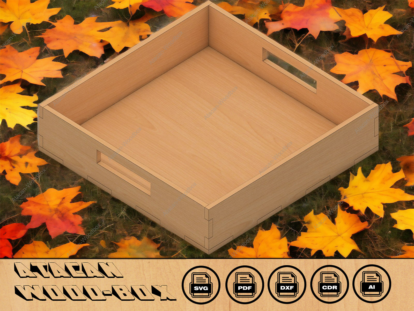 Mini Tray Laser Cut Files / Wood Trays Template / Svg Dxf Cdr Ai Vecto ...