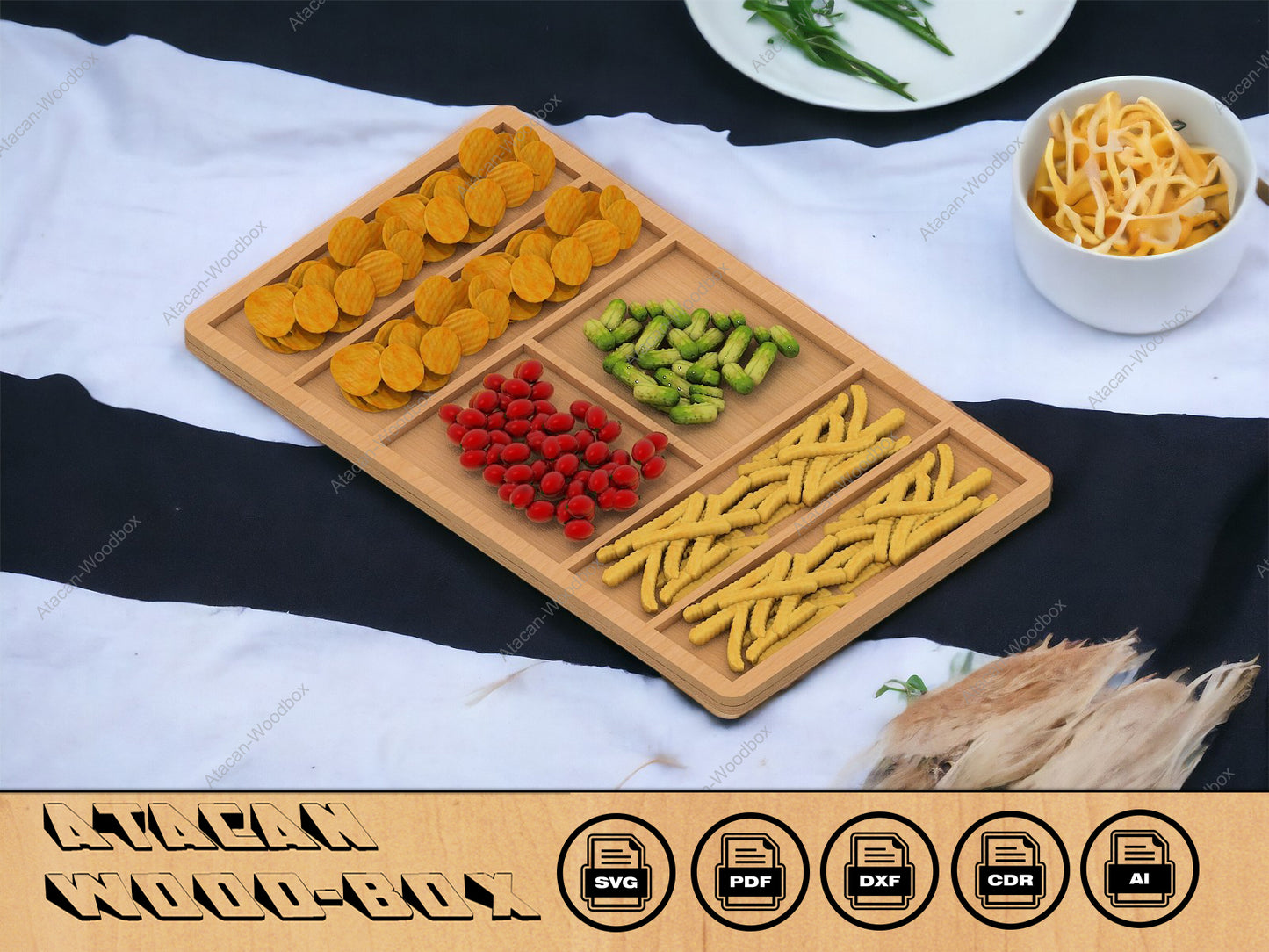 Charcuterie Board Bundle Svg template - Laser Cut Files - Glowforge digital download 085