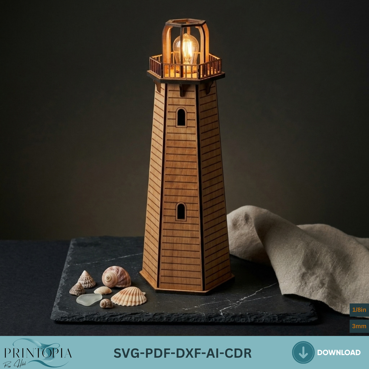 Decorative Wood Lantern Laser Cut Template Hanging Plywood Lamp Pattern Table Decor