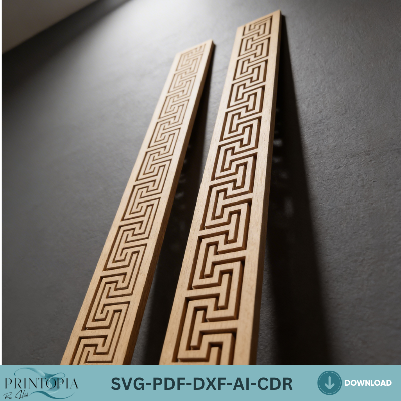 Old Greek Border Designs / Greek Pattern Borders / Laser Vector patterns